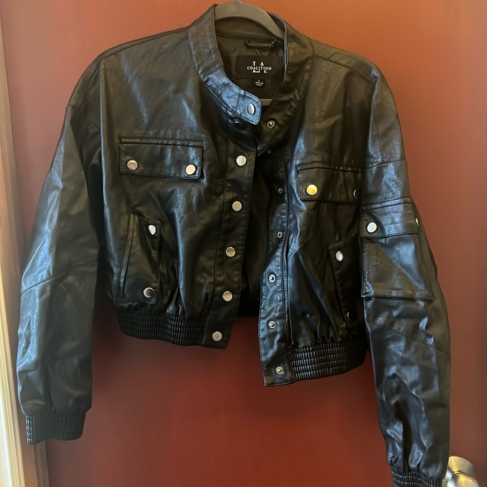 Leather jacket